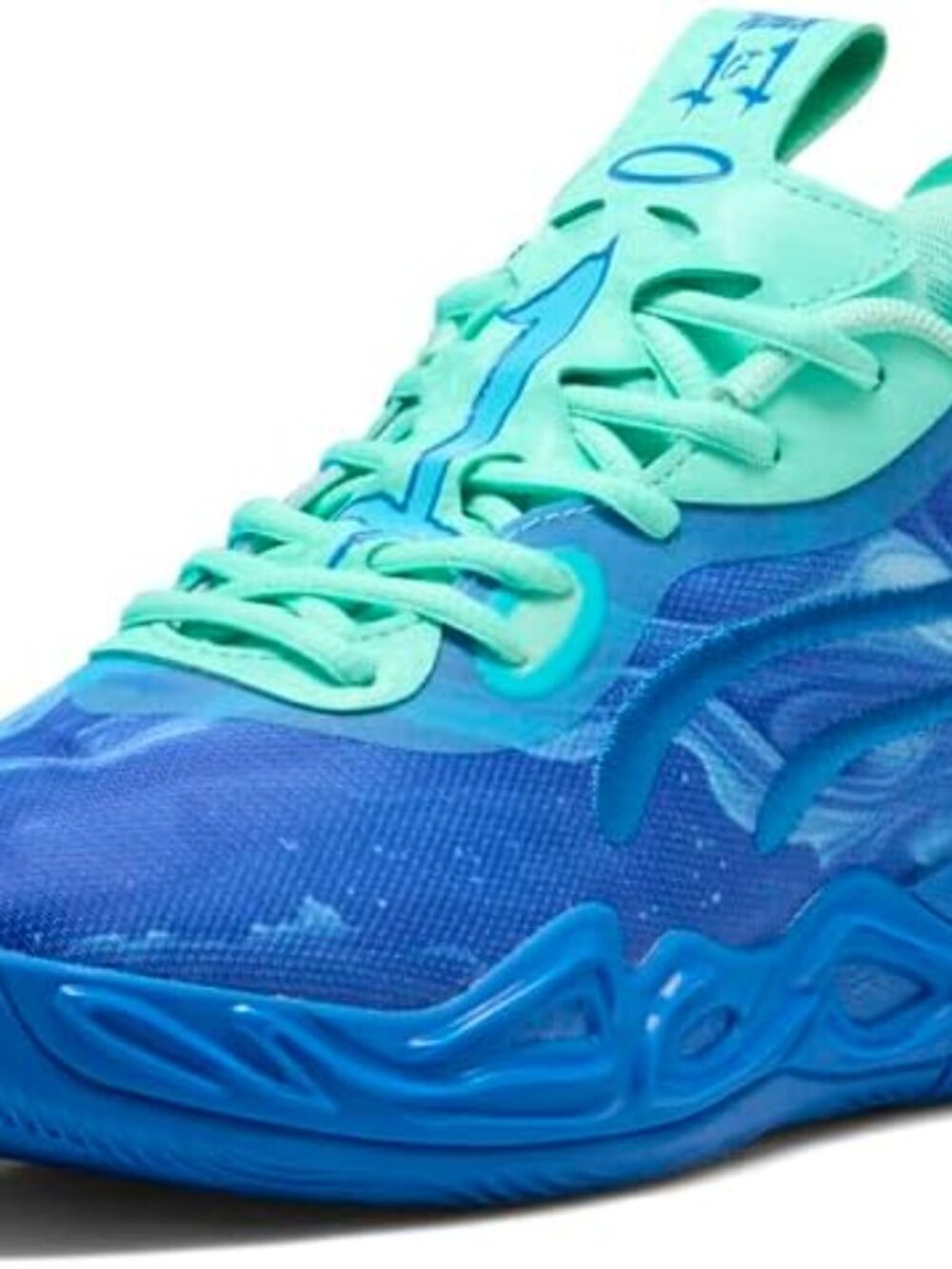PUMA Kids Boys X Lamelo Ball Mb.04 Lo Team Basketball Sneakers Shoes - Blue US 8 - Picture 2 of 8